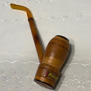 Souvenir Of Holland, Mich. wooden Smoke Pipe with Plastic Tip